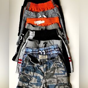 9 Pairs of Toddler Boy Shorts All Size 4T